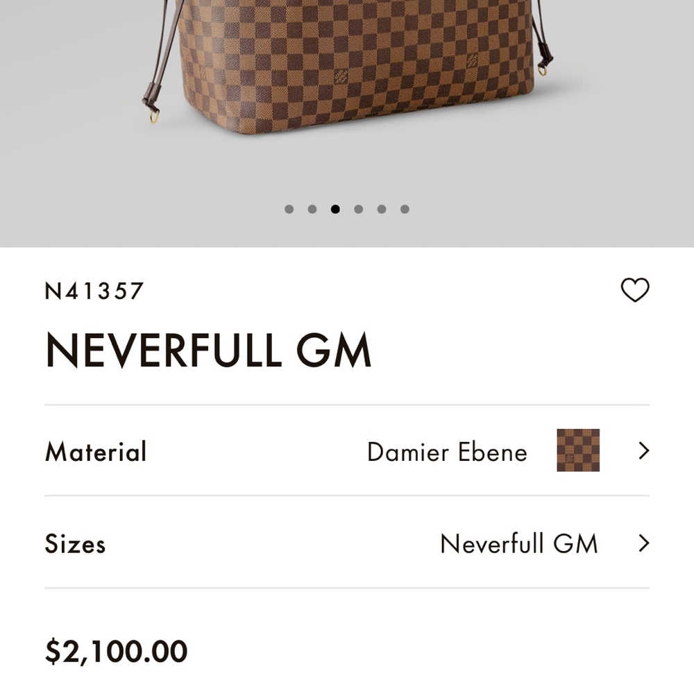 LOUIS VUITTON NEVERFULL GM - Picture 3 of 12